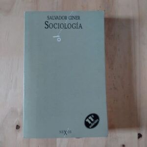 Sociología, de Salvador Giner