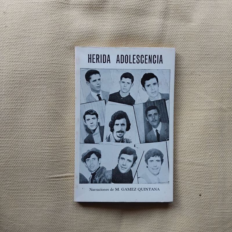 Herida adolescencia (Firmado y dedicado por el autor), de M. Gámez Quintana