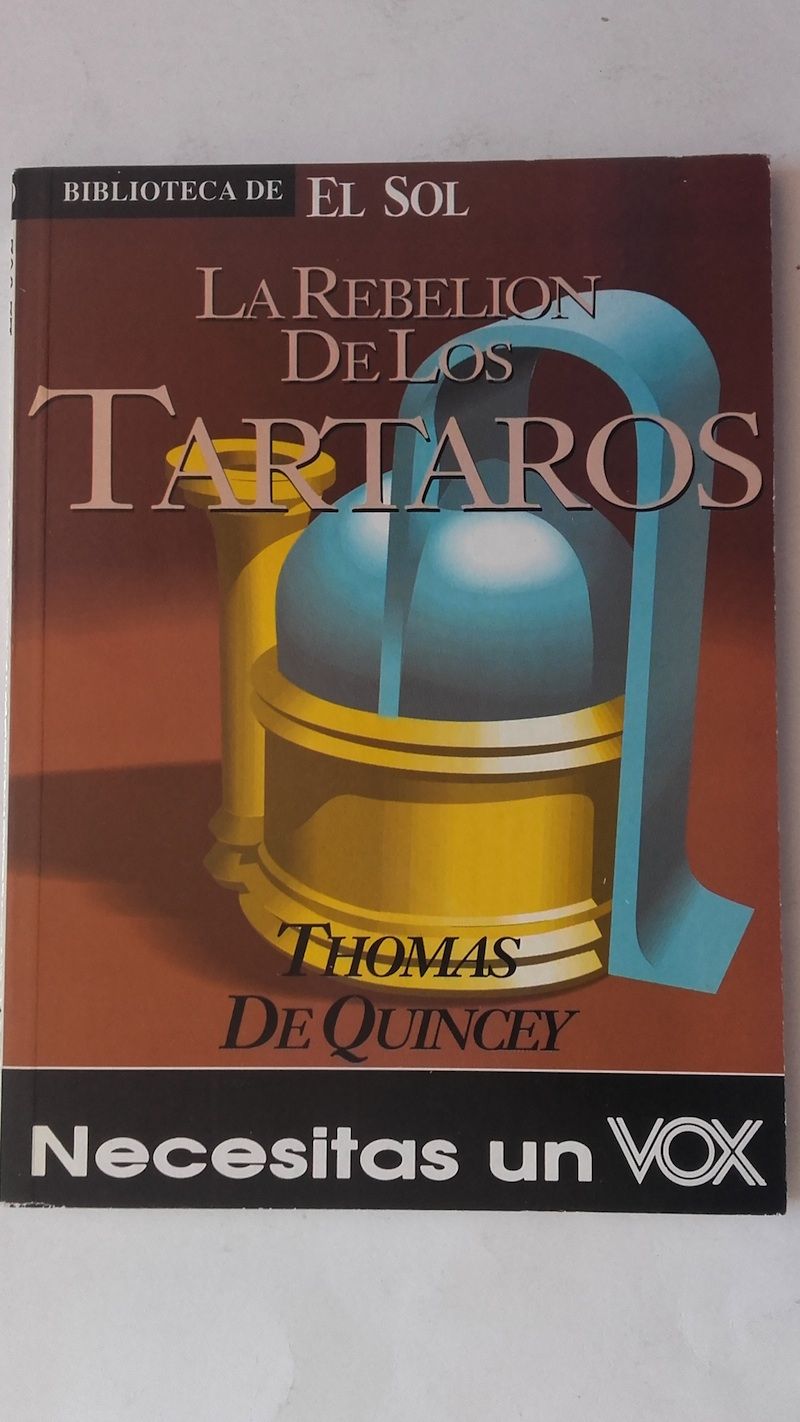 La rebelión de los tártaros, de Thomas De Quincey