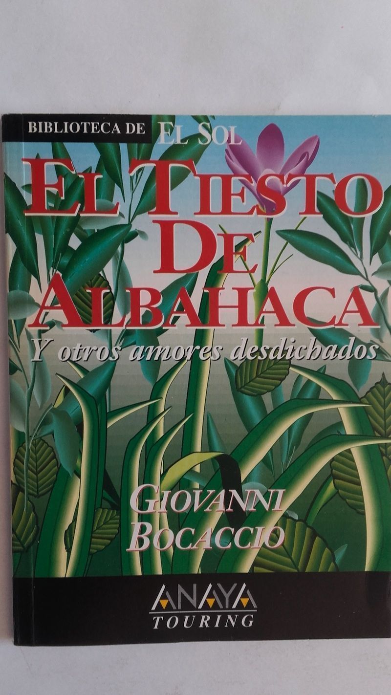 El tiesto de albahaca y otros amores desdichados, de Giovanni Boccaccio