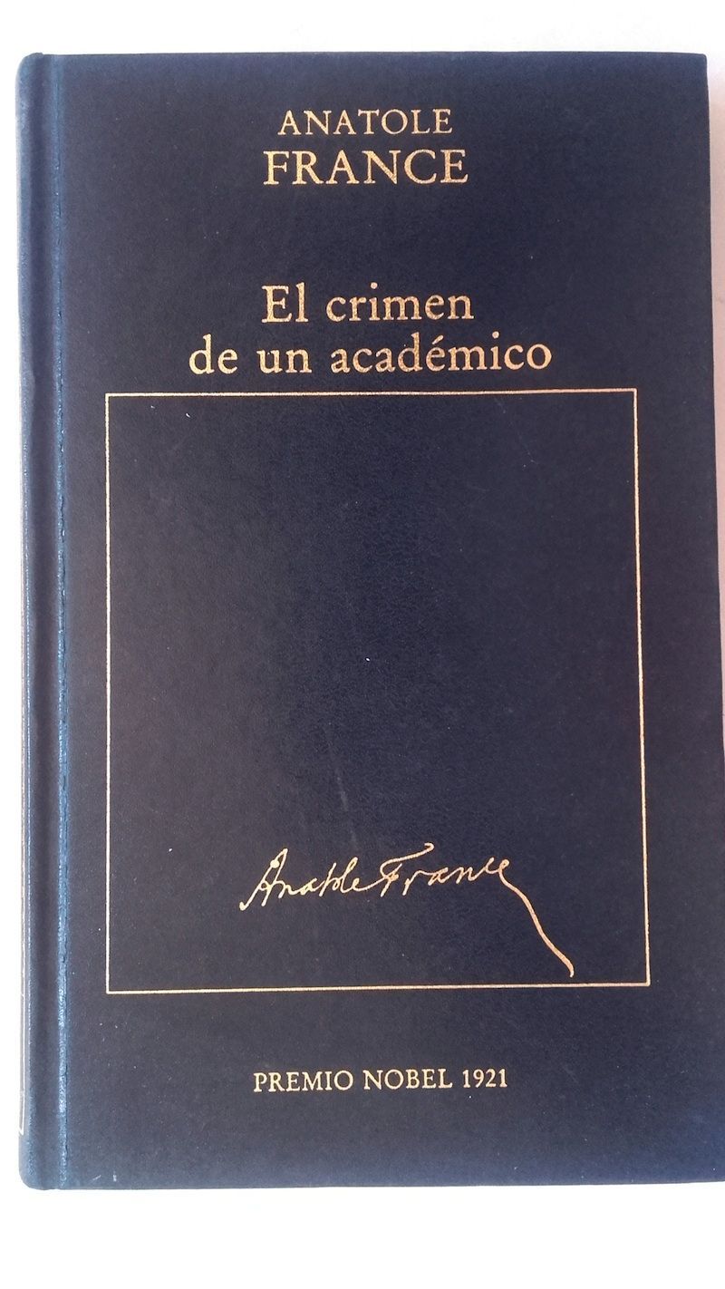 El crimen de un académico, de Anatole France