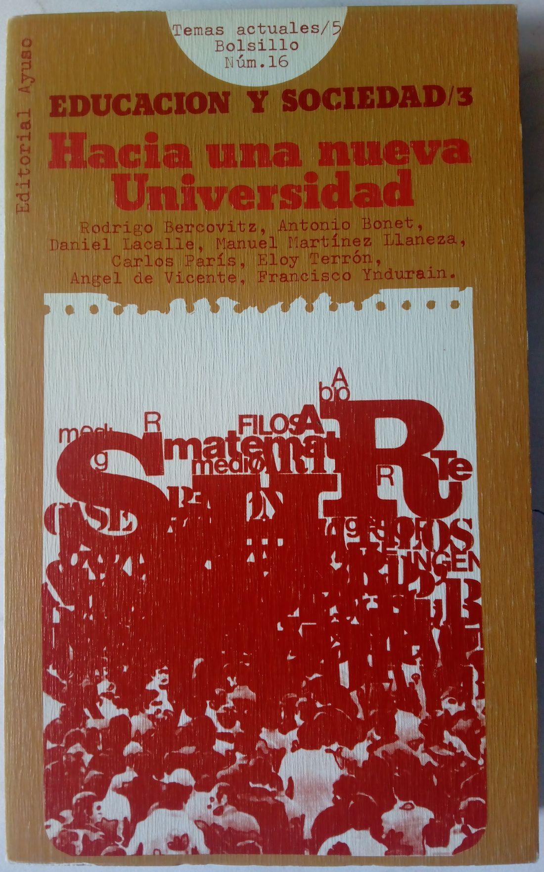 Educación y sociedad 3. Hacia una nueva universidad, de varios autores