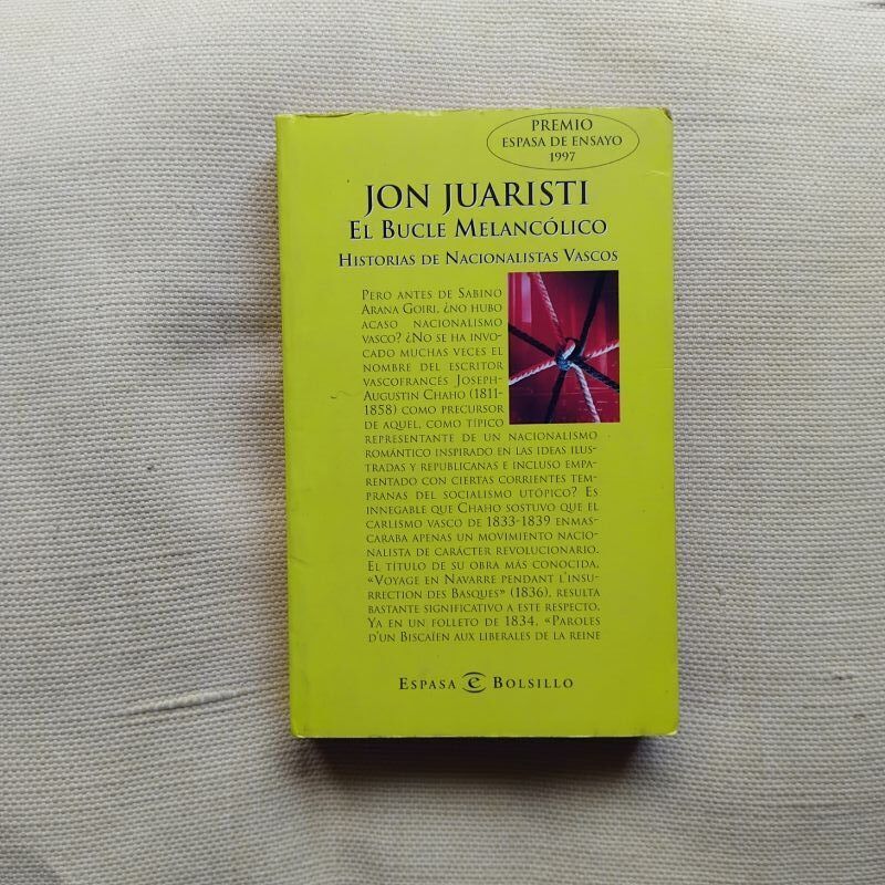 El bucle melancólico, de Jon Juaristi