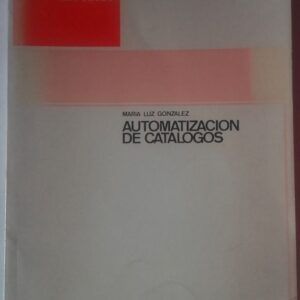 Automatización de catálogos, de María Luz González