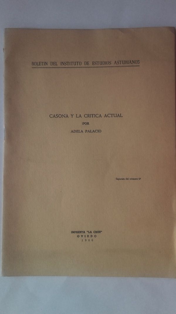 Casona y la crítica actual, de Adela Palacio