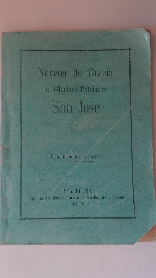 Novena de gracia al Glorioso Patriarca San José