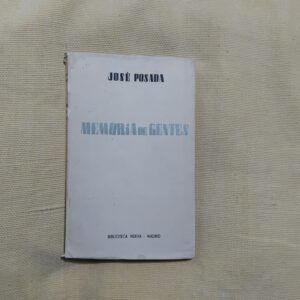 Memoria de gentes, de José Posada