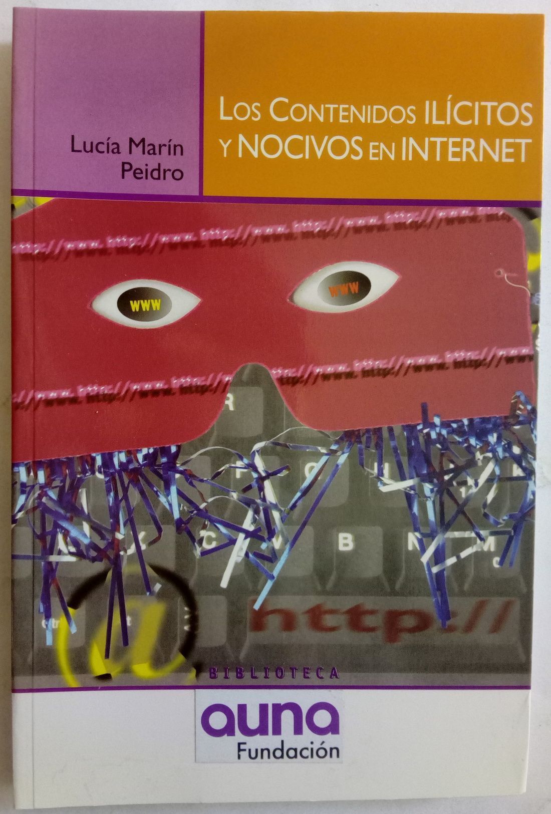 Los contenidos ilícitos y nocivos en internet, de Lucía Marín Peidro