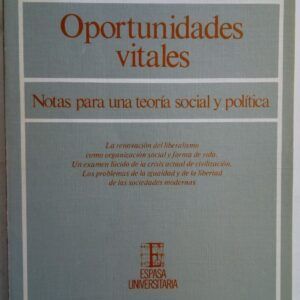 Oportunidades vitales de Ralf Dahrendorf