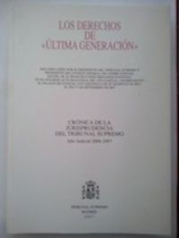 Los derechos de "última generación", de Francisco José Hernando Santiago