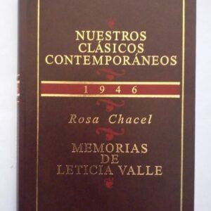 Memorias de Leticia Valle, de Rosa Chacel