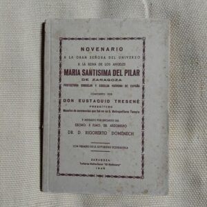Novenario a la gran Señora del Universo, a la Reina de los ángeles María Santísima del Pilar de Zaragoza, protectora singular y excelsa patrona de España, de Don Eustaquio Tresené