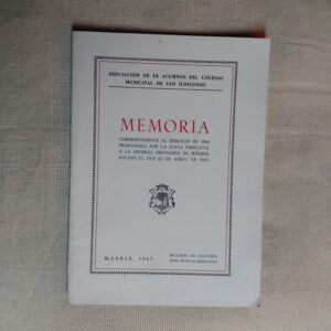 Memoria 1964 (Colegio San Ildefonso)