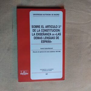 Sobre el artículo 3º de la Constitución