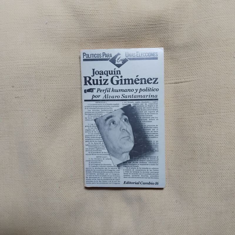 Joaquín Ruiz Giménez, de Álvaro Santamarina
