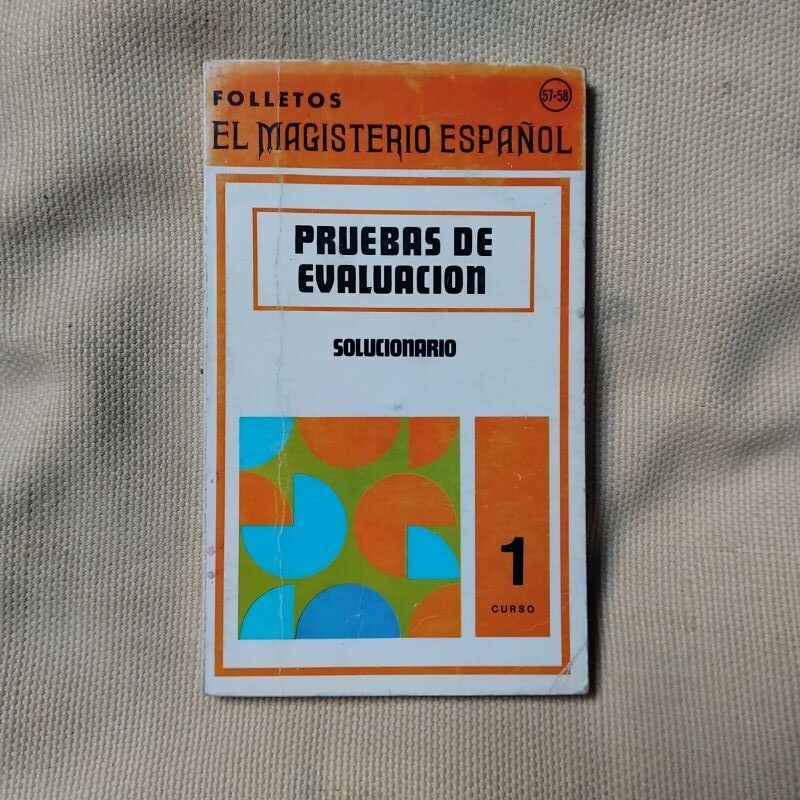 Pruebas de evaluación 1 curso. Solucionario