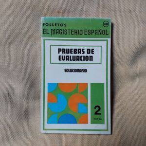 Pruebas de evaluación 2 curso. Solucionario