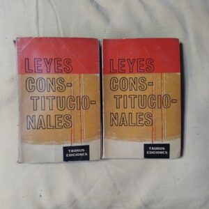 Leyes constitucionales (Tomos 1 y 2)