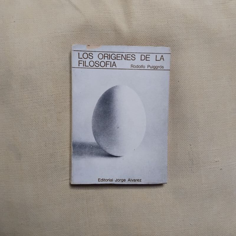 Los orígenes de la filosofía, de Rodolfo Puiggrós