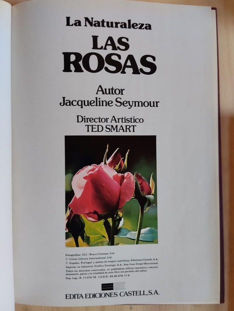 La naturaleza. Las rosas, de Jacqueline Seymour