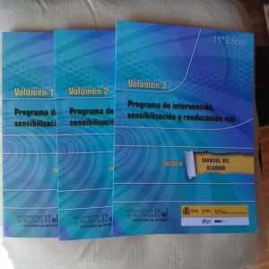 Programa de intervención, sensibilización y reeducación vial. Manual del alumno (volúmenes 1, 2 y 3)
