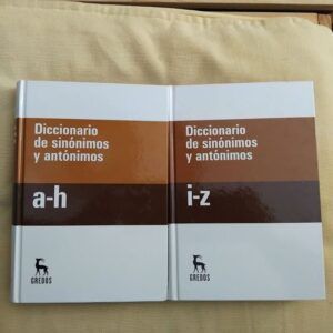 Diccionario de sinónimos y antónimos (2 tomos)