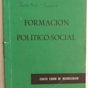 Formación político-social. Tercer curso de Bachillerato