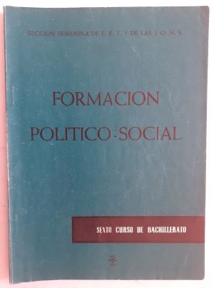 Formación político-social. Sexto curso de Bachillerato