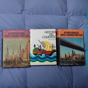 La historia del comercio tomos I, II y III, de Jacques Lacour-Gayet