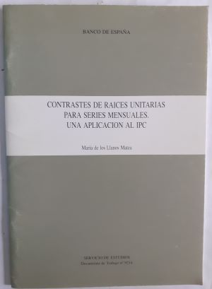 Contrastes de raíces unitarias para series mensuales. Una aplicación al PIC, de María de los Llanos Matea