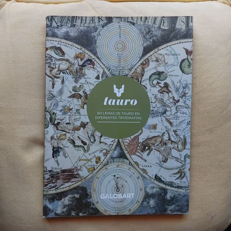 Tauro. 60 lemas de Tauro en diferentes tipografías