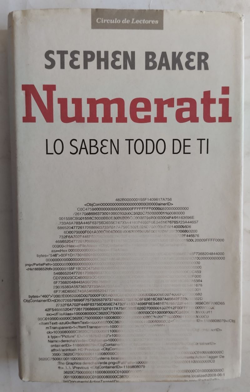 Numerati. Lo saben todo de ti, de Stephen Baker