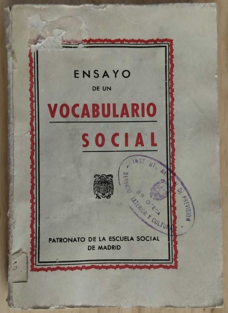 Ensayo de un vocabulario social