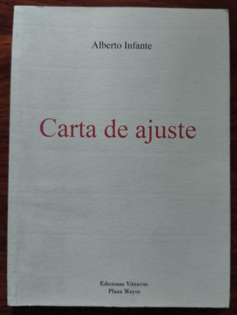 Carta de ajuste, de Alberto Infante