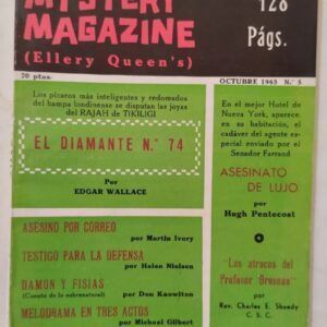 Mystery Magazine (Ellery Queen's) Octubre 1963