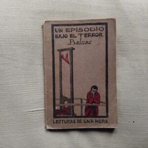 Un episodio bajo el terror, de Honoré de Balzac
