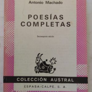 Poesías completas, de Antonio Machado