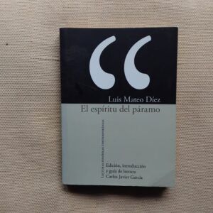 El espíritu del páramo, de Luis Mateo Díez