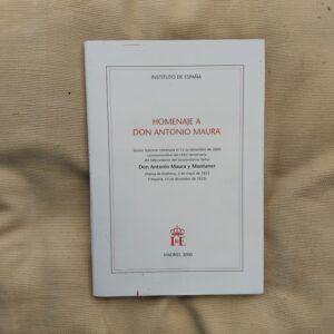 Homenaje a don Antonio Maura