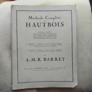 Méthode Complète de Hautbois volume I et II