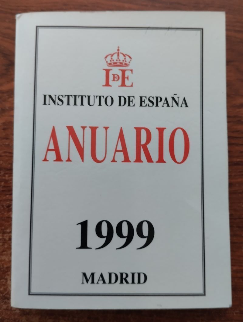 Anuario Instituto de España 1999