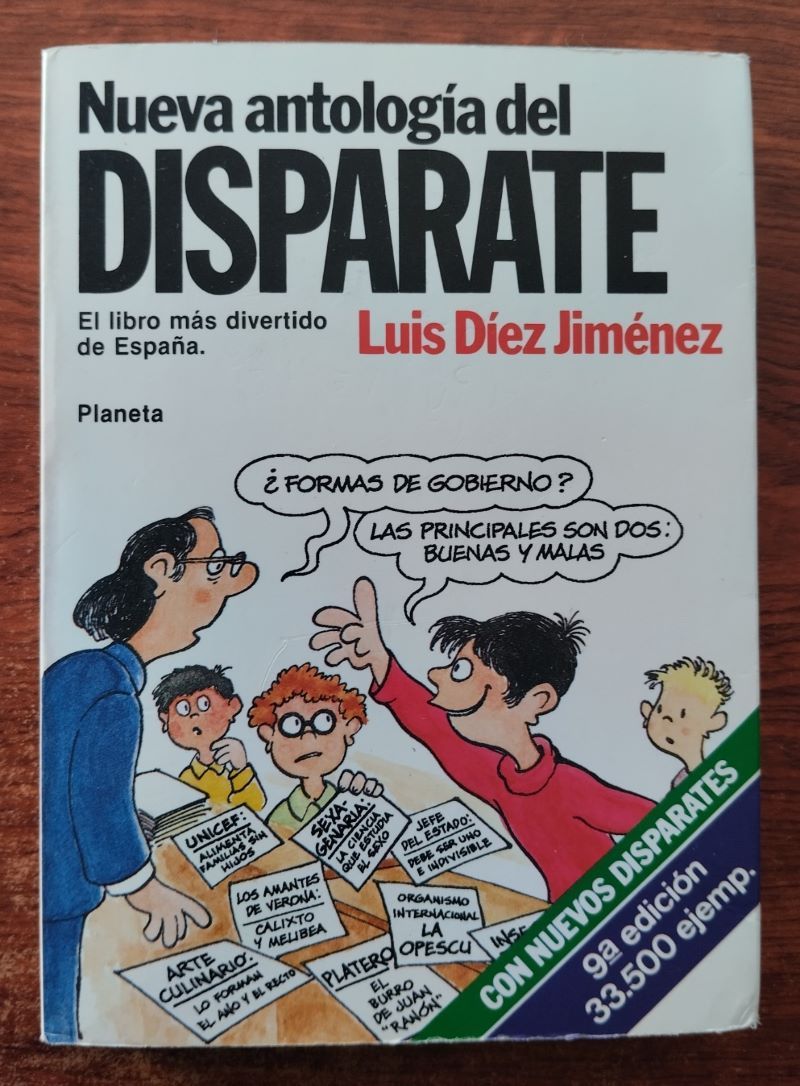 Nueva antología del disparate (Firmado y dedicado por el autor), de Luis Díez Jiménez