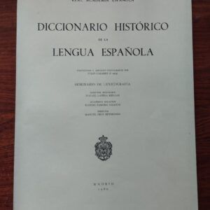 Diccionario histórico de la lengua española fascículo 17º - amenazar - anafrodítico