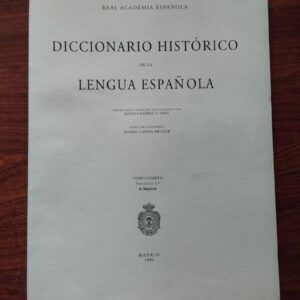 Diccionario histórico de la lengua española tomo cuarto fascículo 1º - b - bajoca