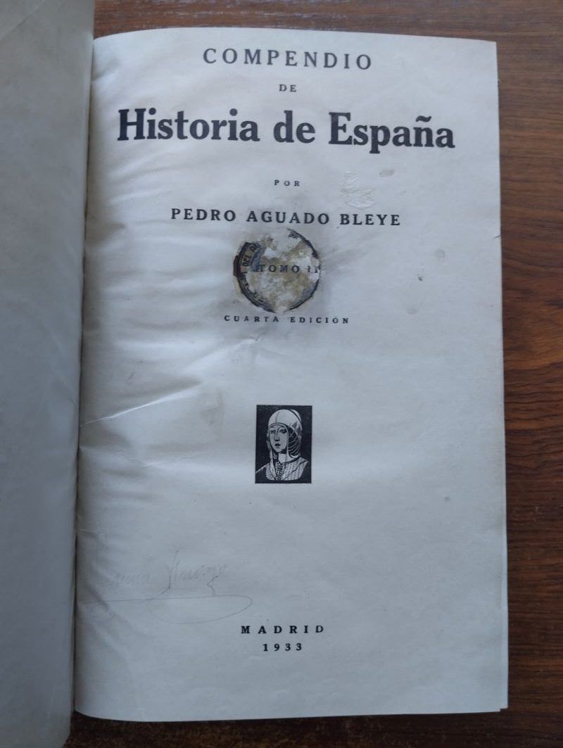 Compendio de Historia de España tomo II, de Pedro Aguado Bleye - Imagen 2