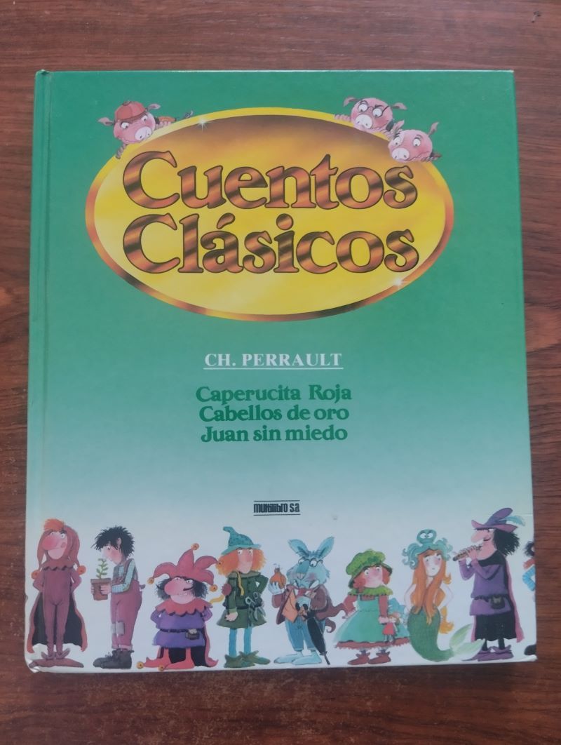 Cuentos clásicos 6 (Caperucita Roja / Cabellos de oro / Juan sin miedo), de Charles Perrault