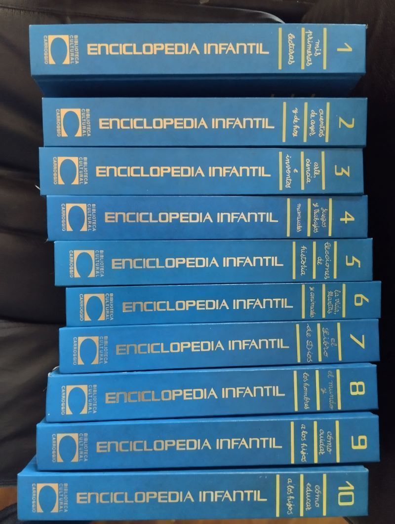 Enciclopedia infantil Carroggio. 10 tomos (completa)
