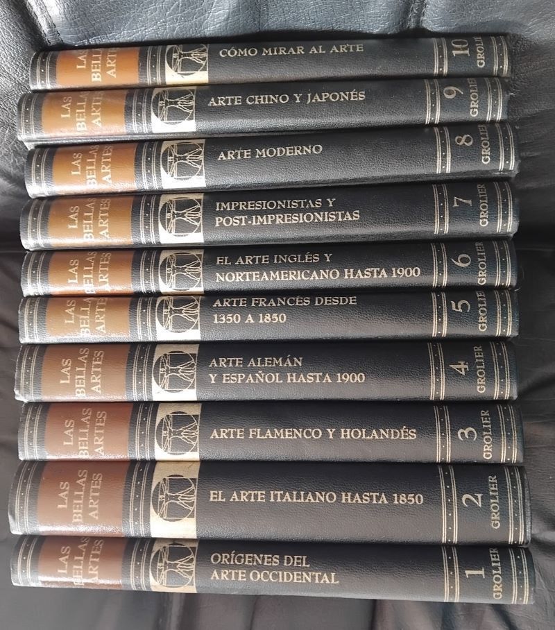 Las bellas artes. (10 tomos, obra completa), de Bernard Myers