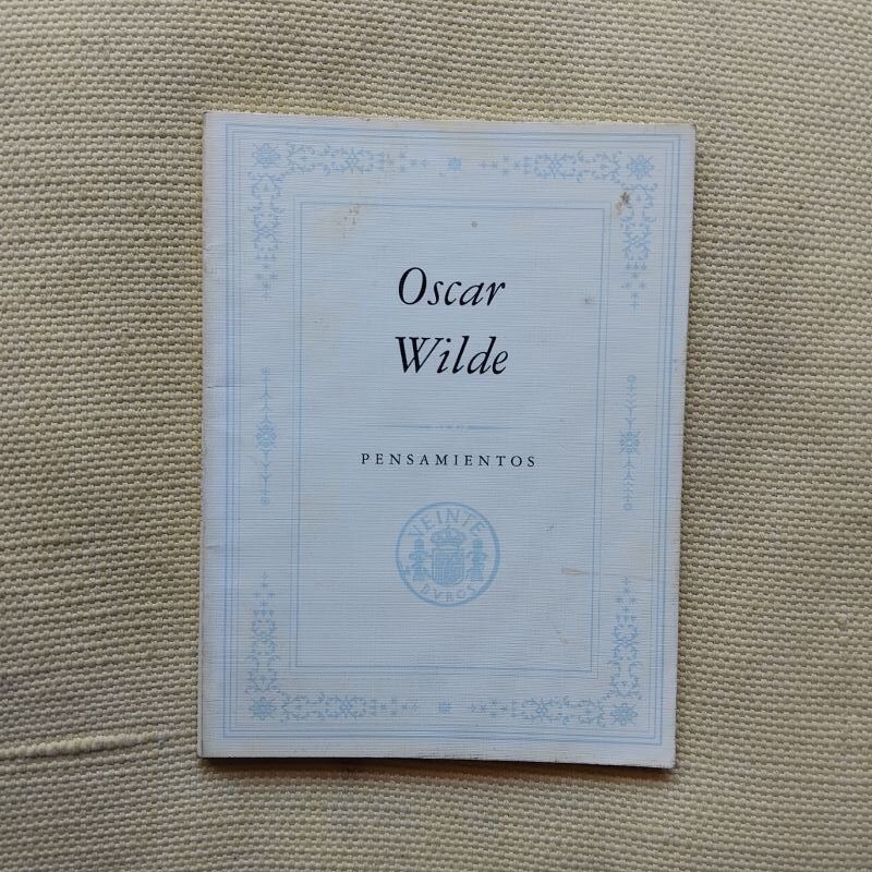 Pensamientos, de Oscar Wilde