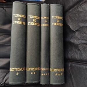 Techniques de l'ingenieur. Electronique + Généralités (4 tomes)
